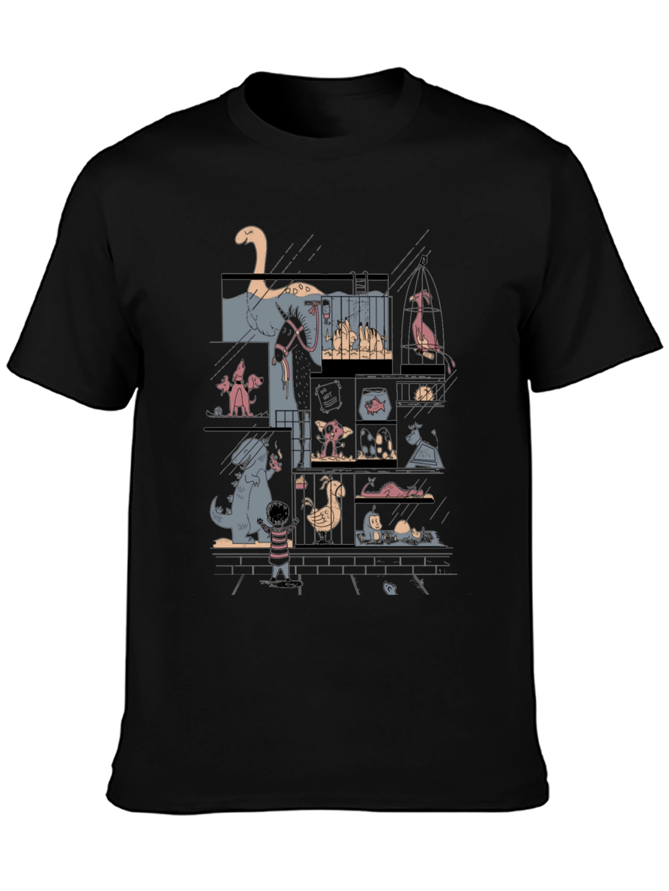 Zoo Animals Graphic T-Shirt