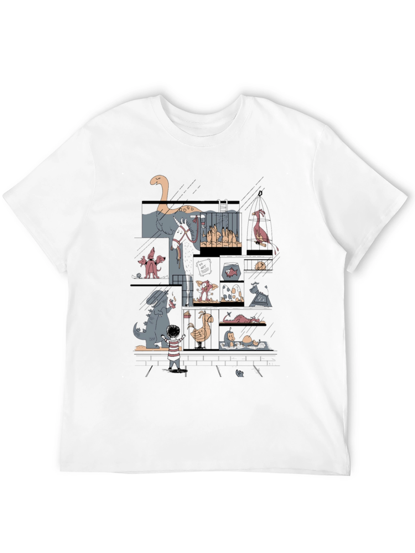 Zoo Animals Graphic T-Shirt