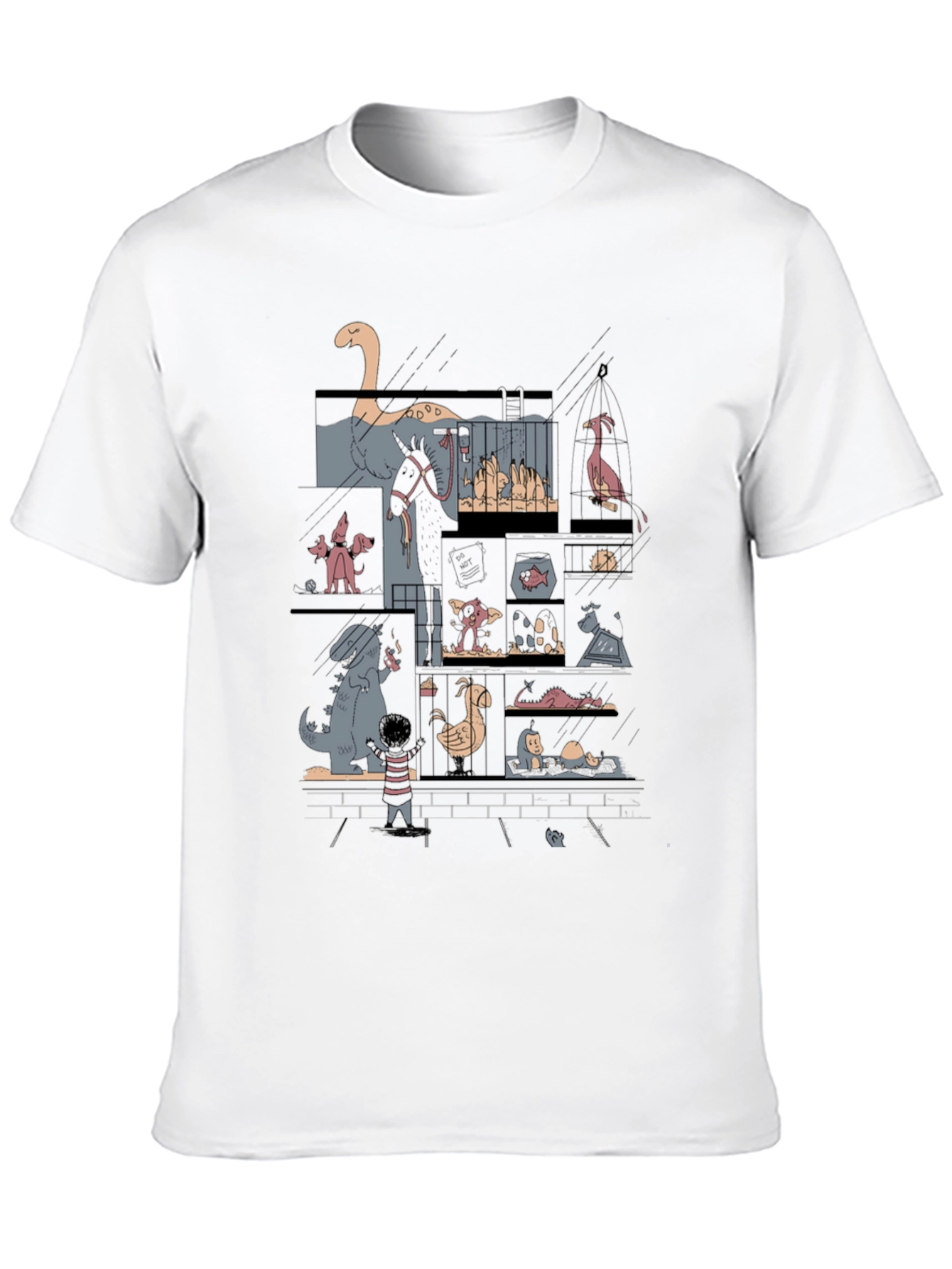 Zoo Animals Graphic T-Shirt