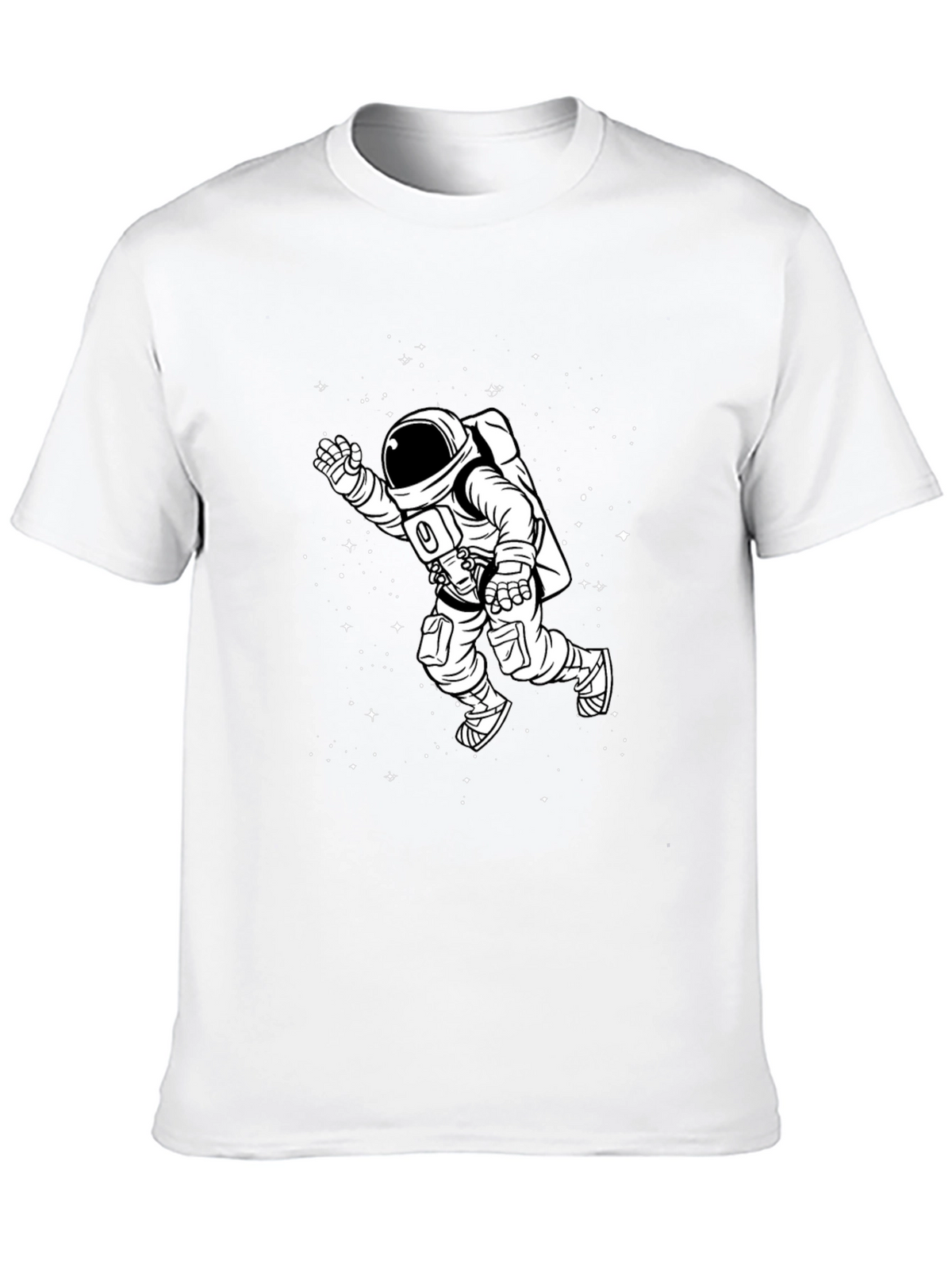 Astronaut Graphic Black T-Shirt