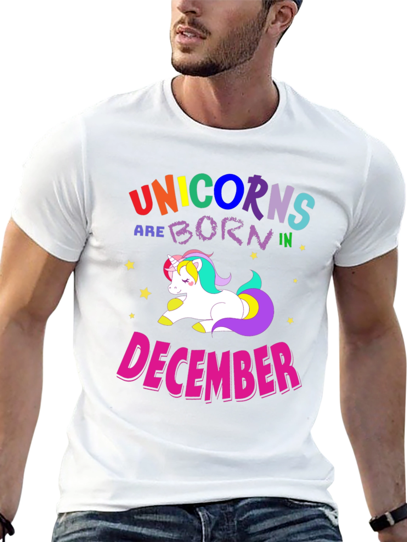 Unicorns Born in December T-Shirt