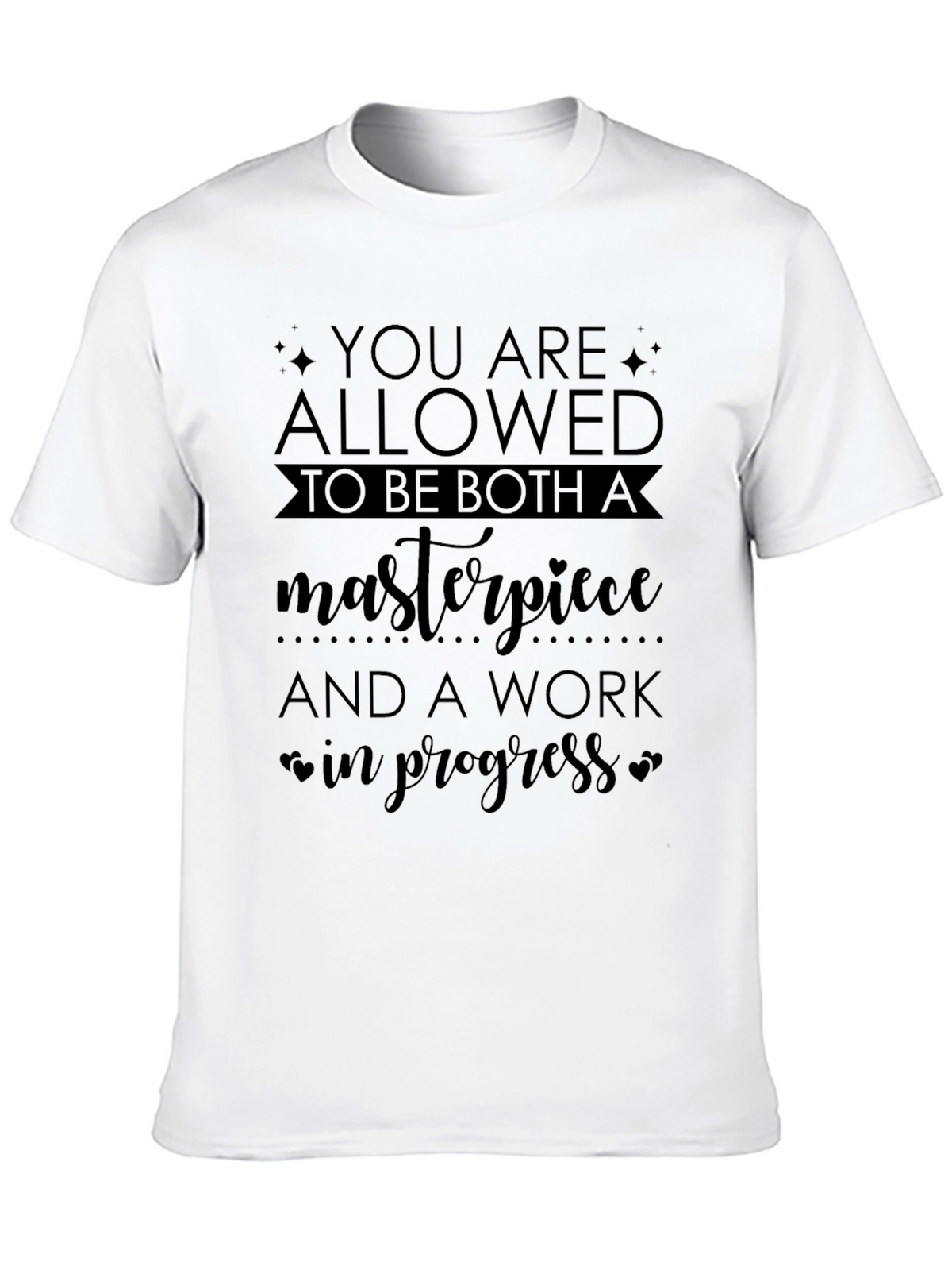 Masterpiece in Progress Graphic Tee - Black
