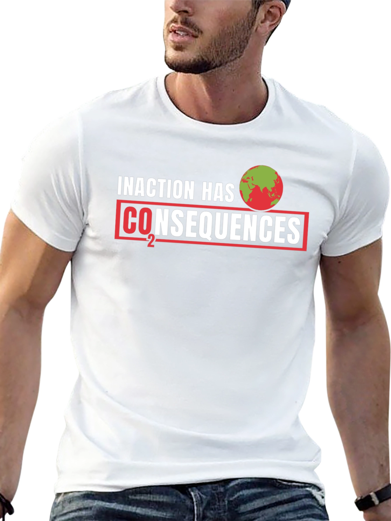 Inaction Has Consequences T-Shirt: Climate Change Awareness