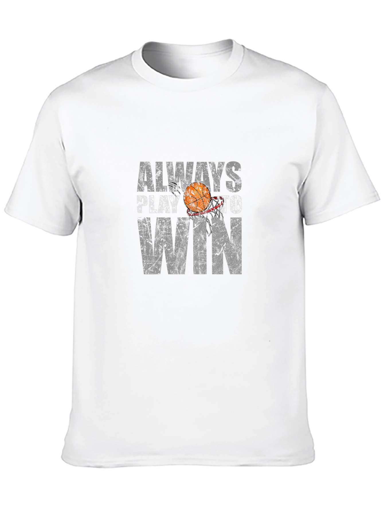 Basketball Graphic Tee - Always Play to Win