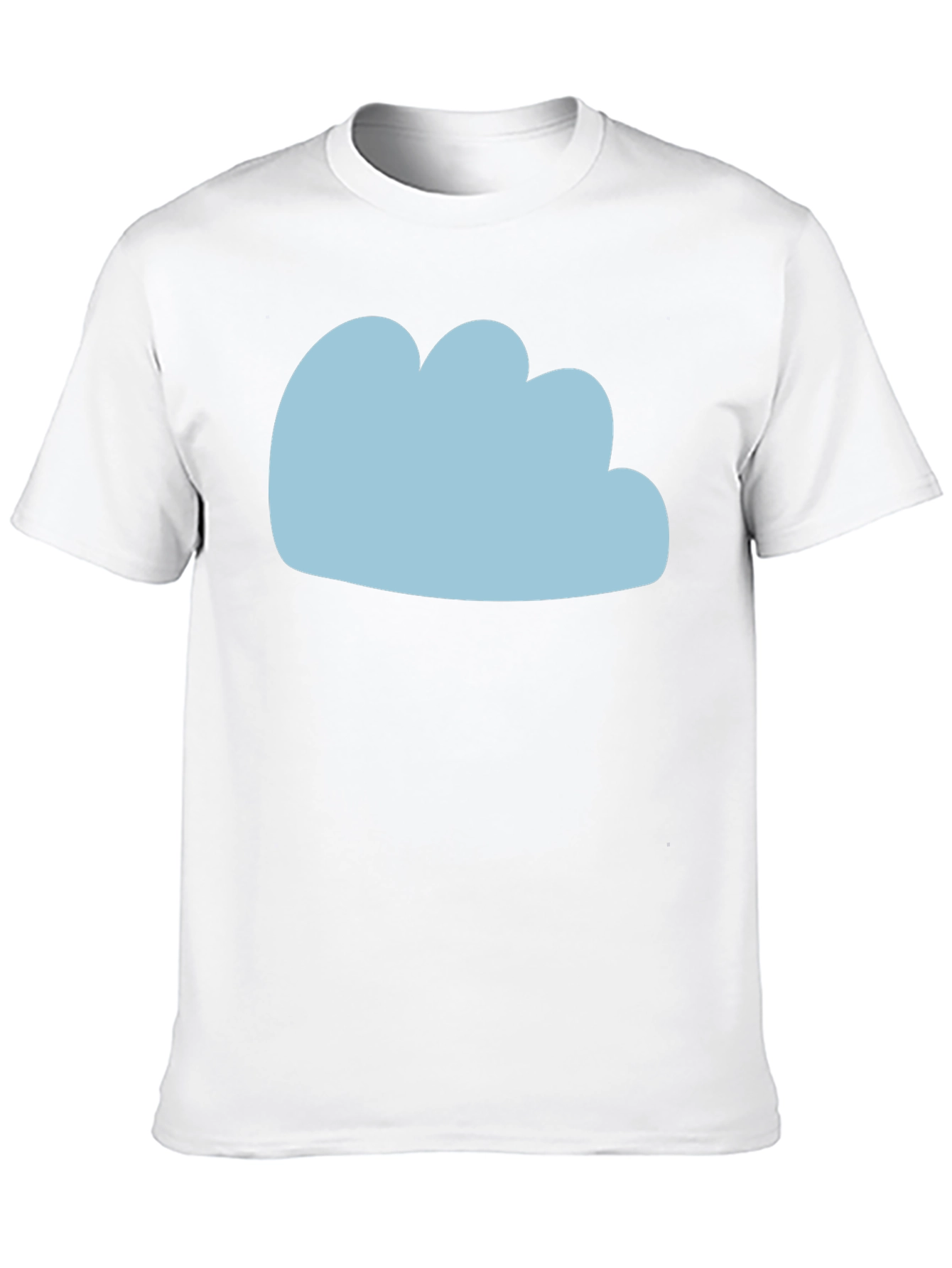 Blue Cloud Graphic T-Shirt - Soft Cotton Blend