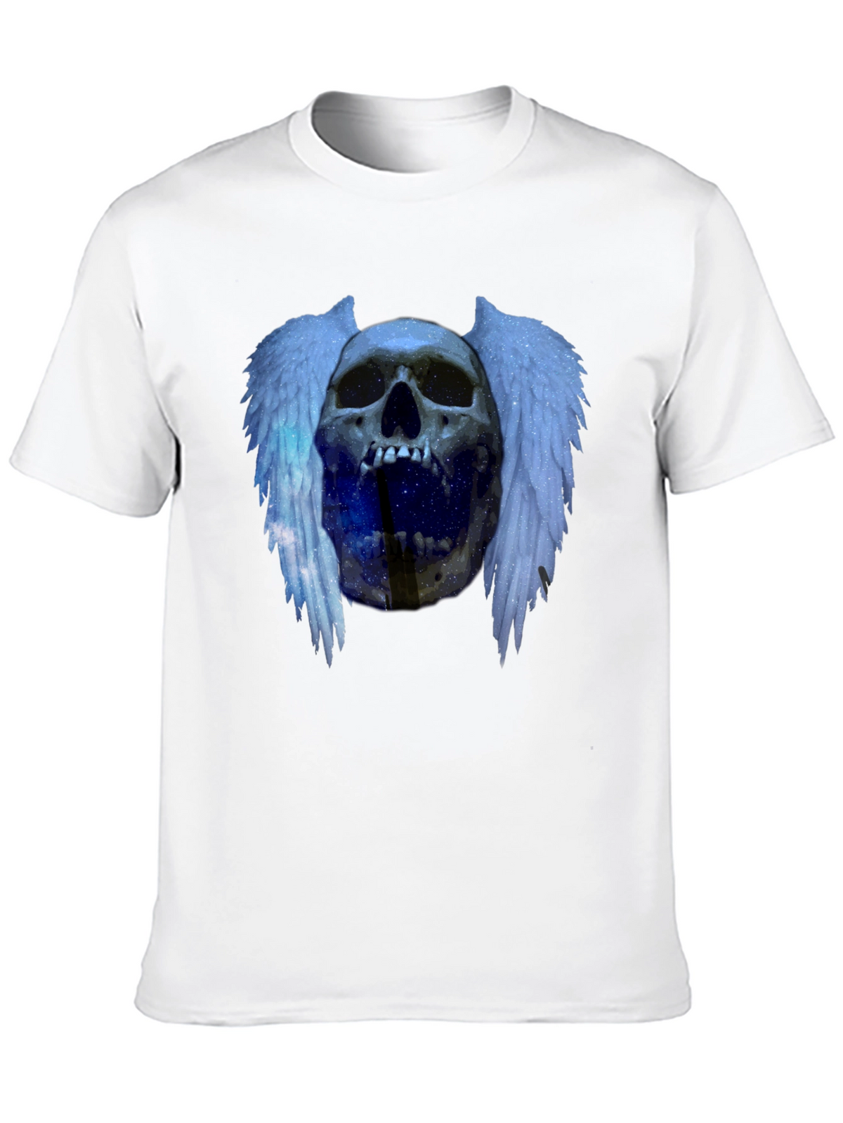 Skull Wings Graphic Tee - Edgy Fashion