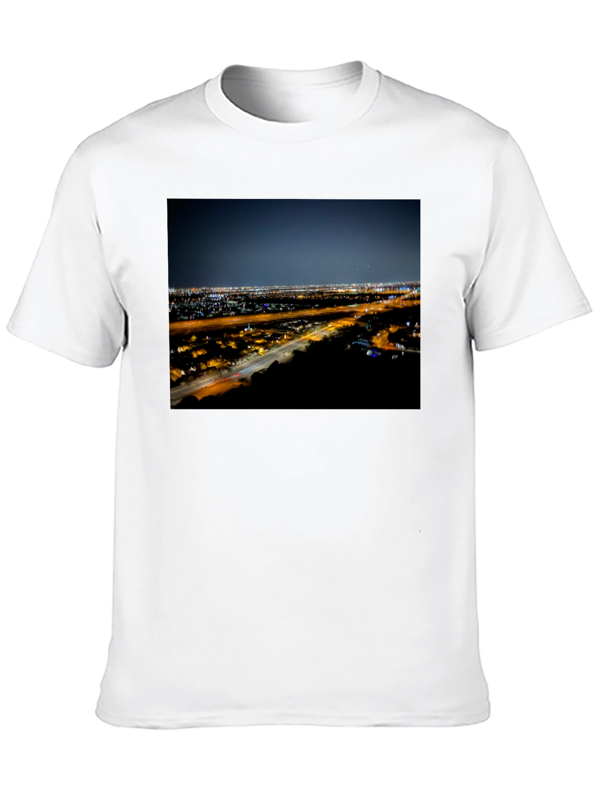Night Cityscape Graphic Tee