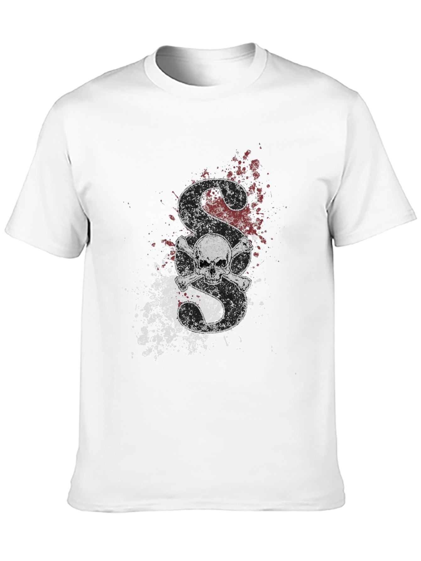 Skull & Bones Graphic Black T-Shirt
