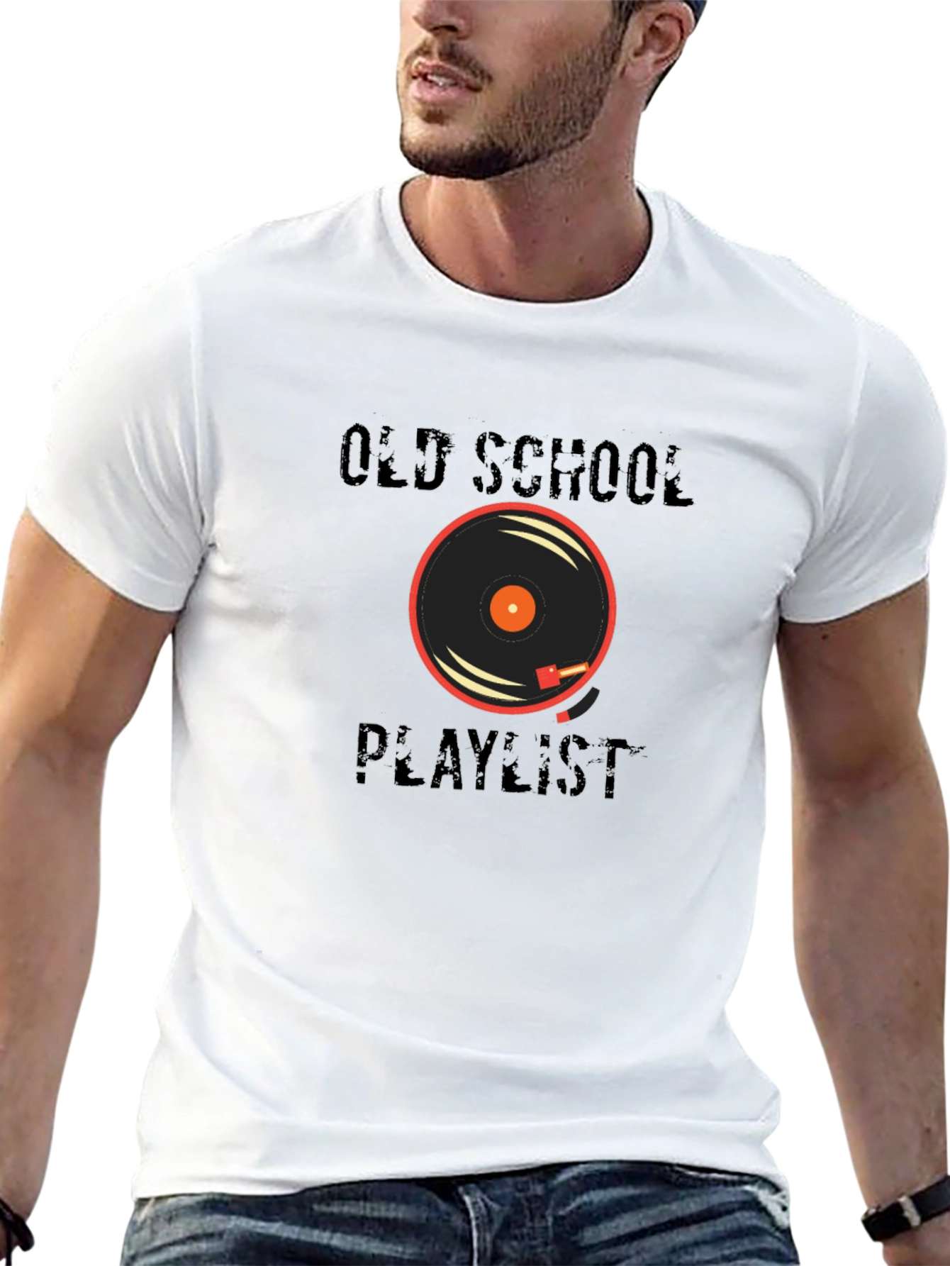 Old School Playlist Graphic Tee