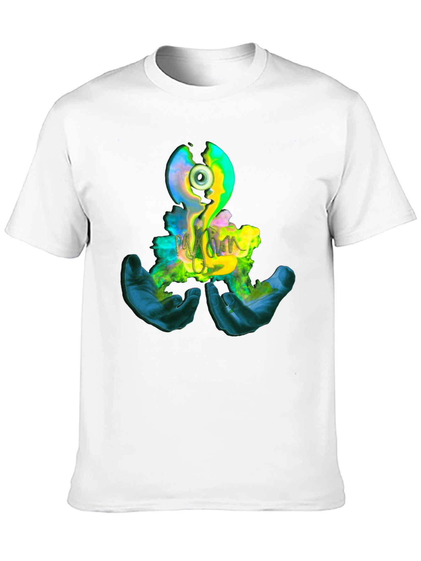 Eye Graphic Print Black T-Shirt