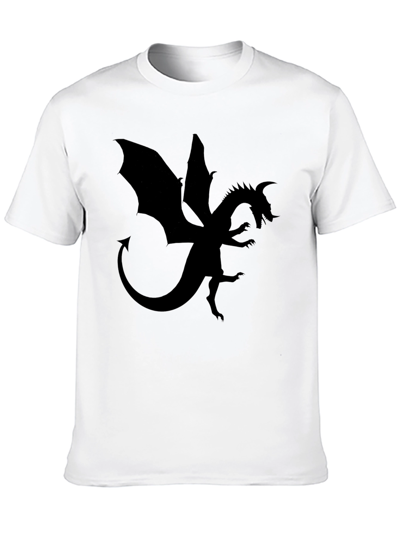 Dragon Silhouette Black T-Shirt