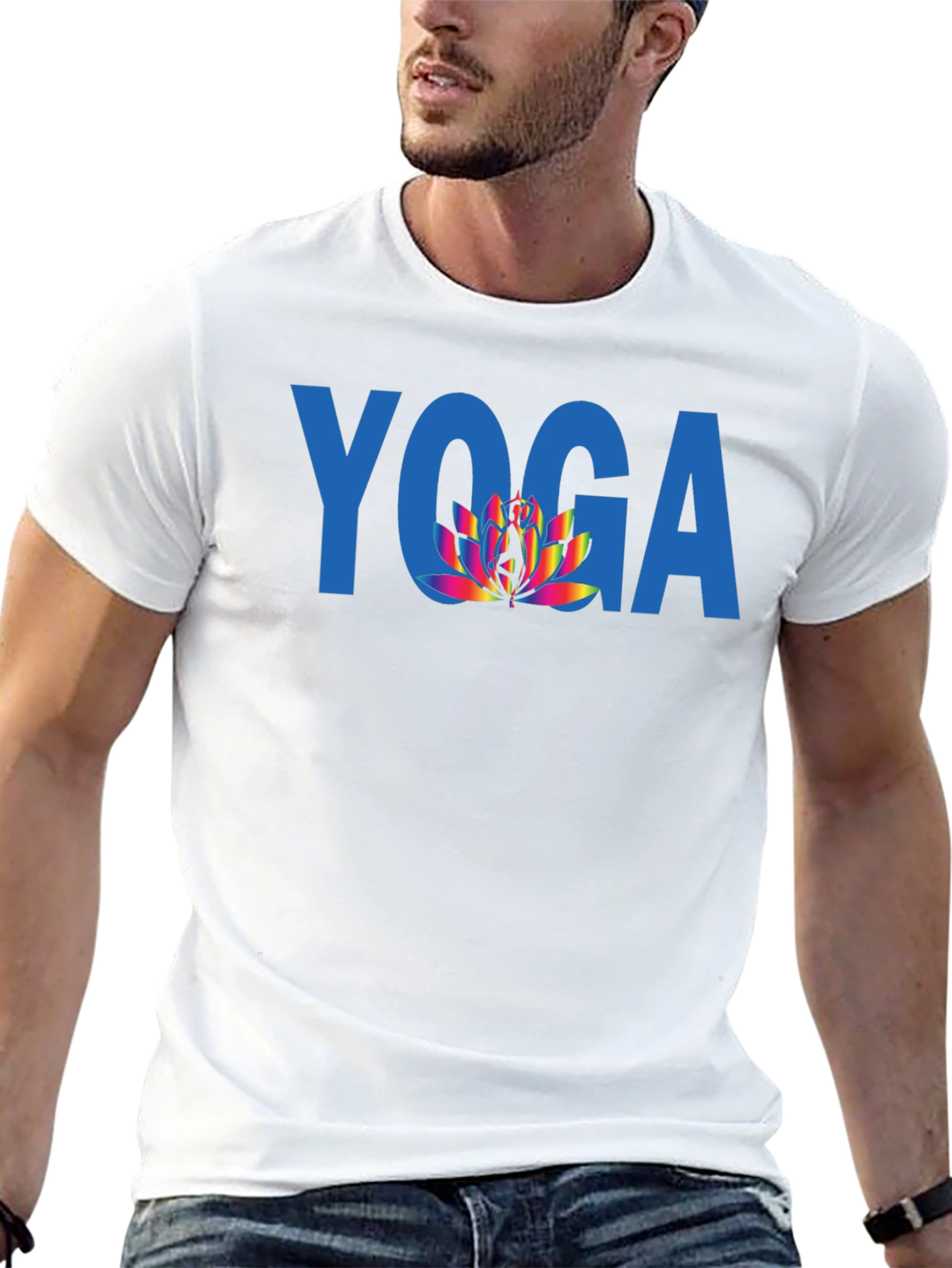 Yoga Lotus T-Shirt - Stylish & Comfortable