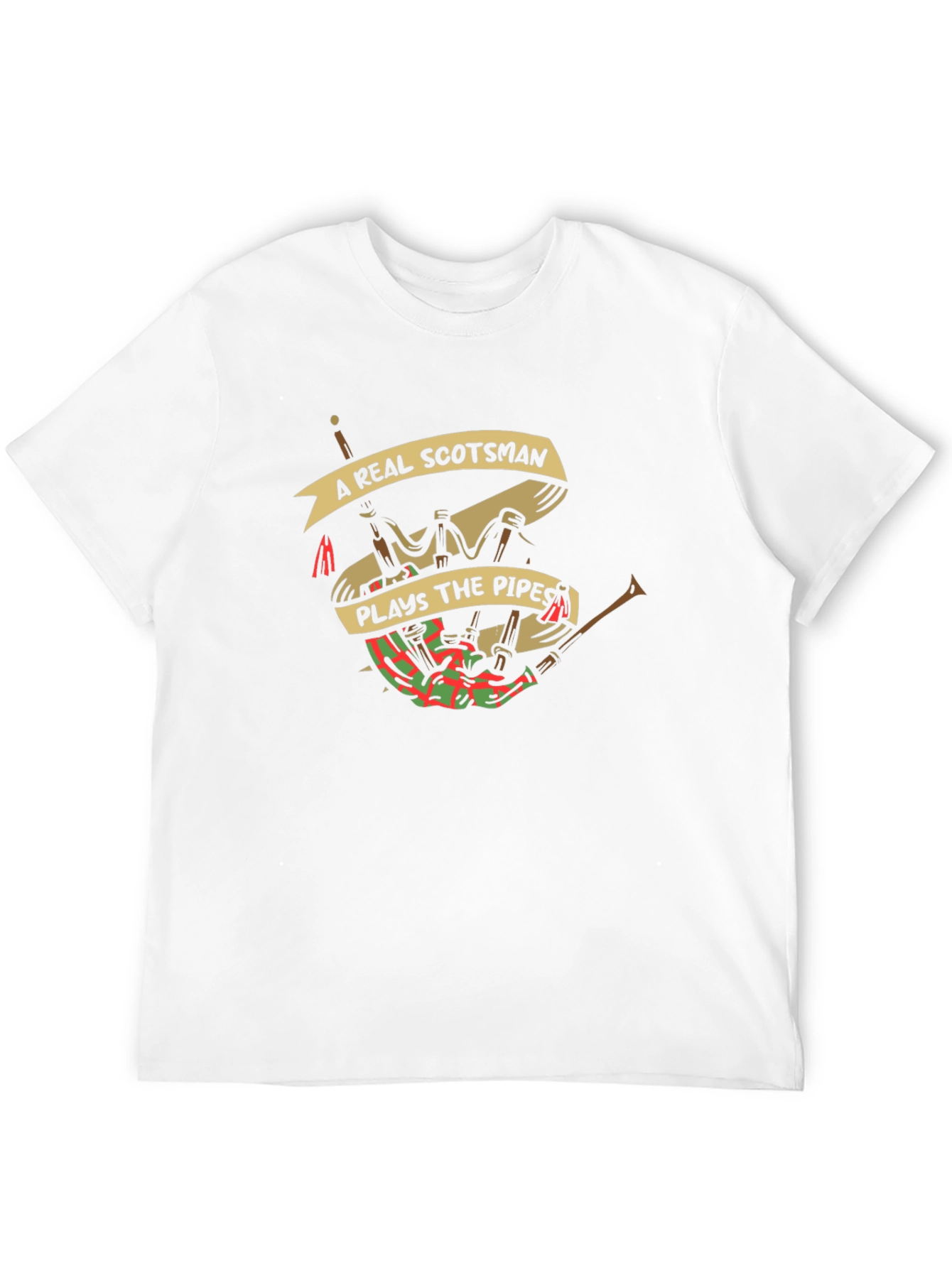 A Real Scotsman Plays The Pipes T-Shirt