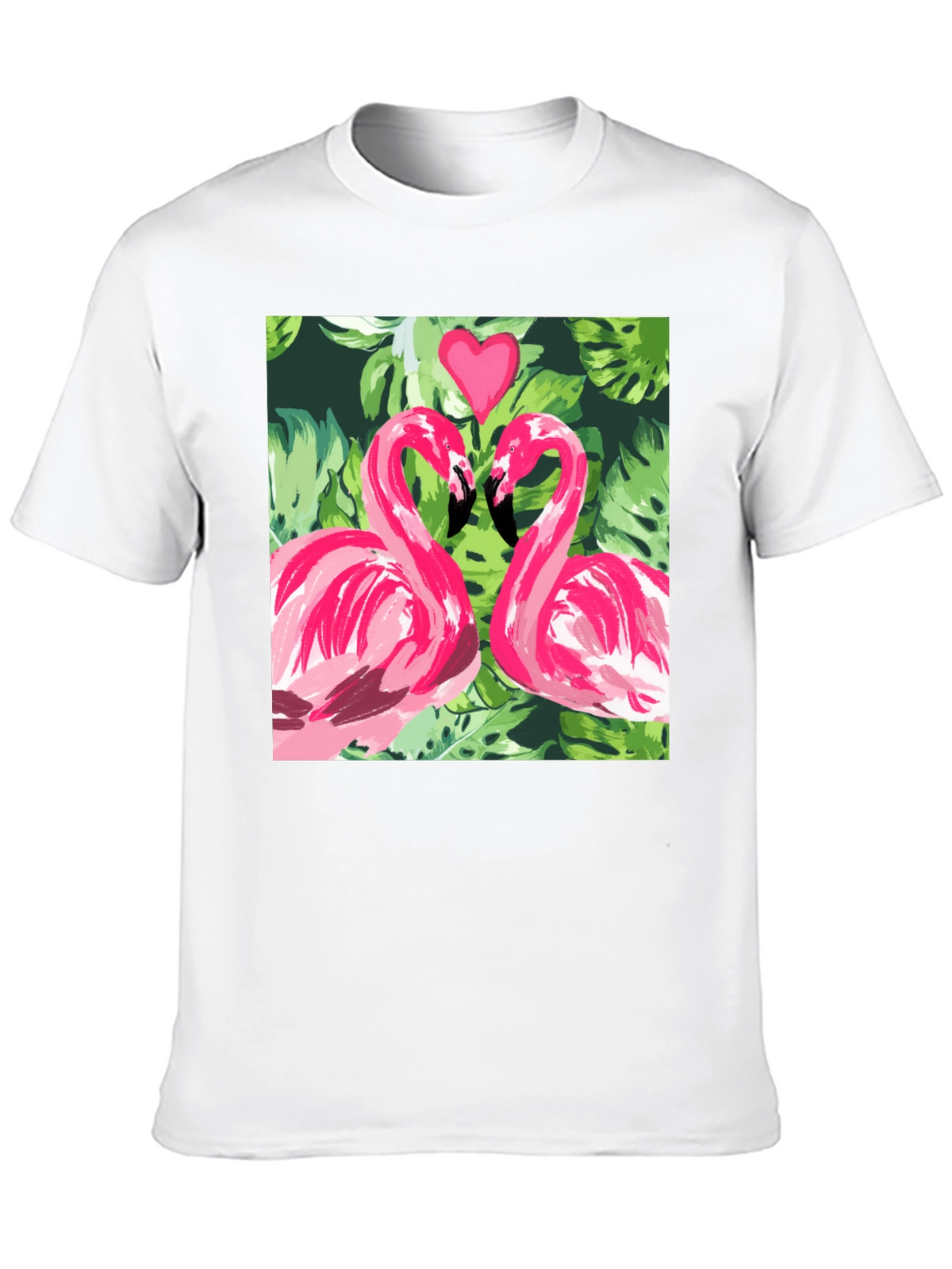 Flamingo Love Tee - Tropical T-Shirt