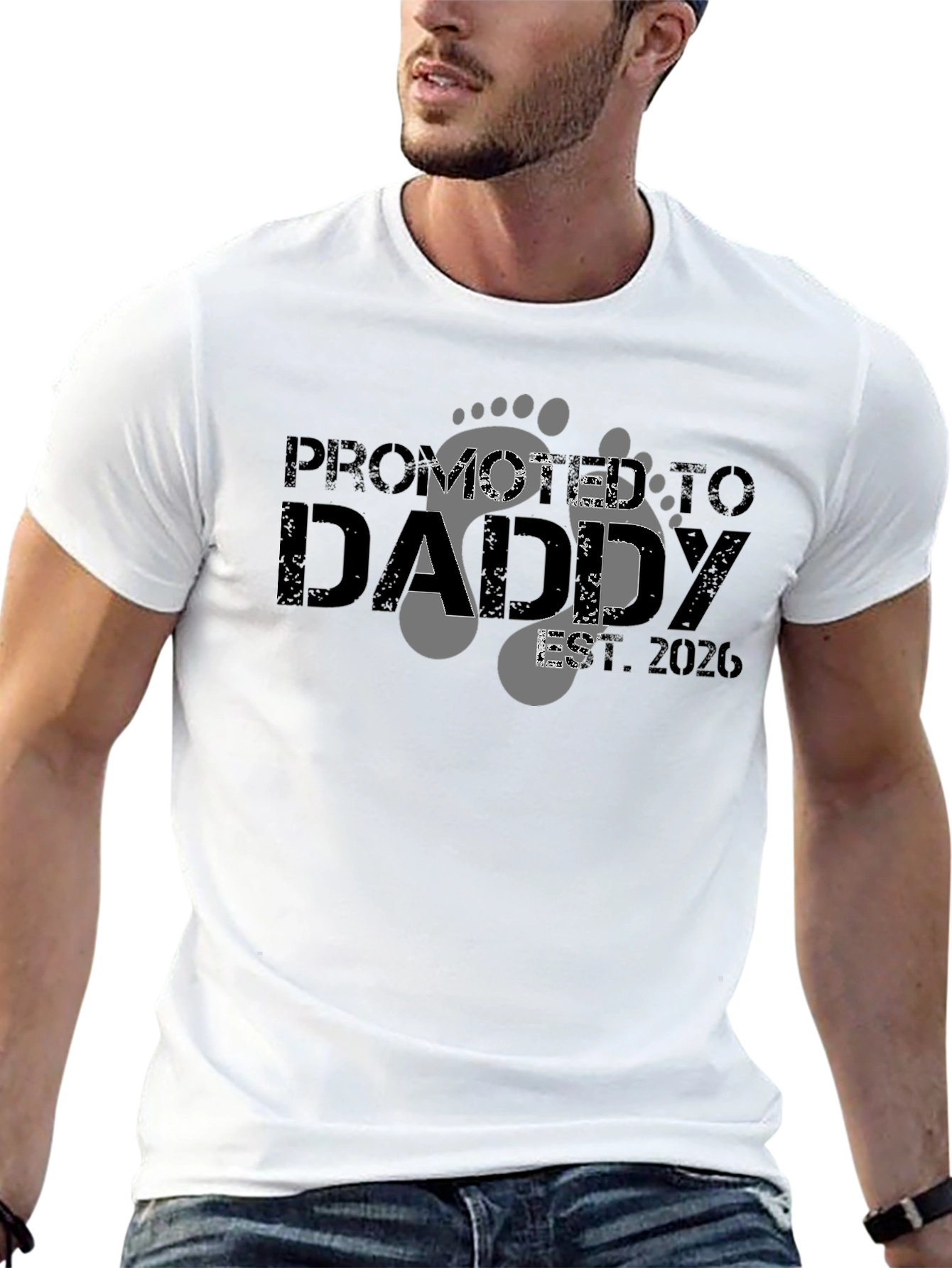 Promoted to Daddy Est. 2026 T-Shirt