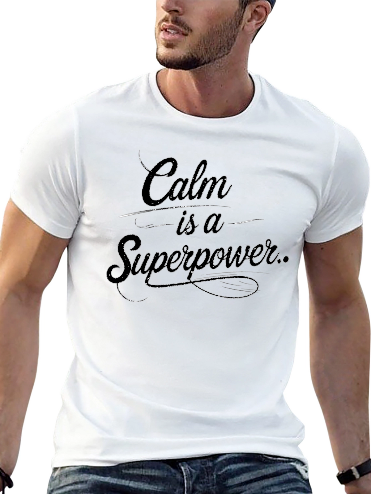 Calm is a Superpower Graphic T-Shirt