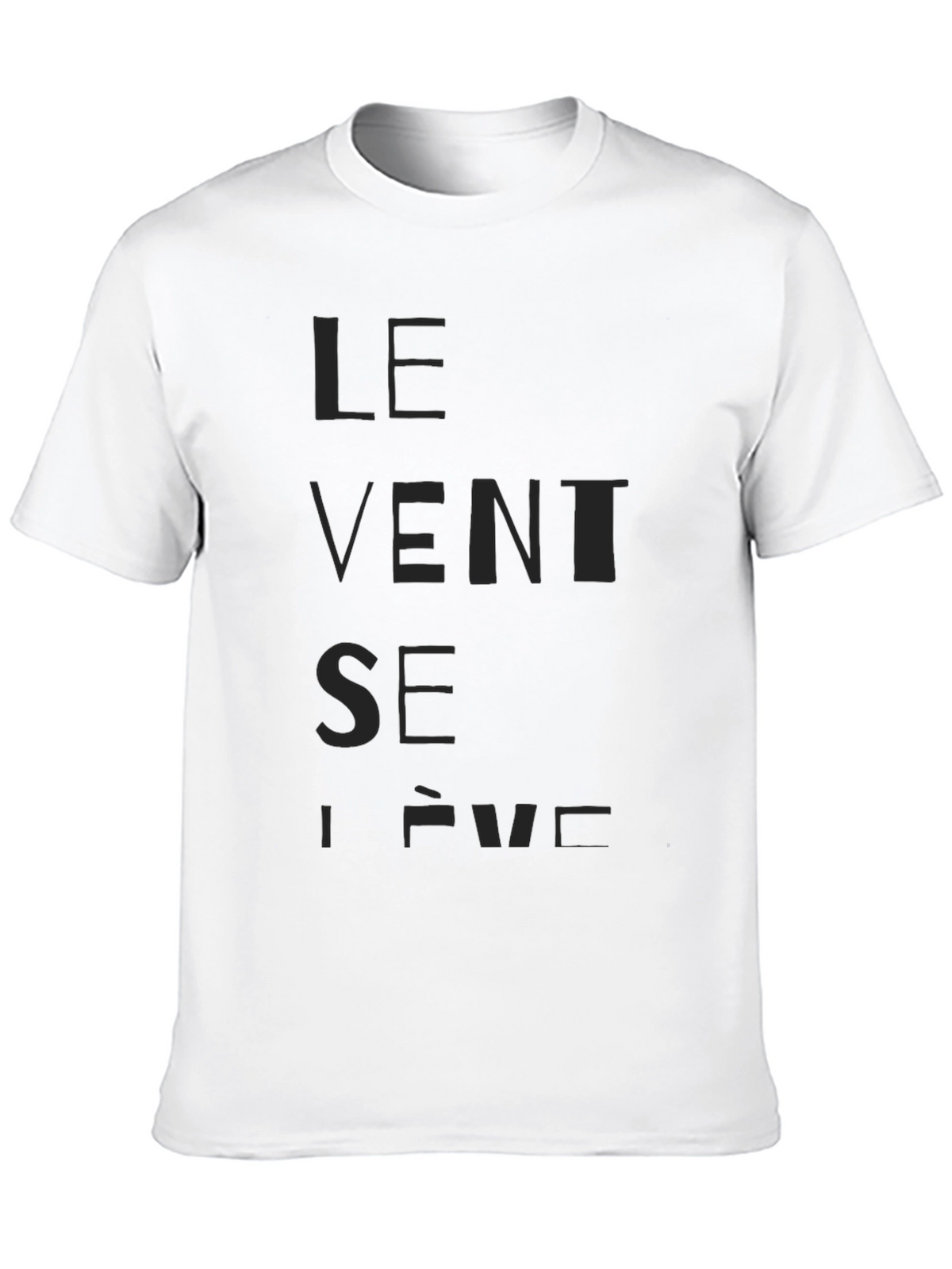 Le Vent Se Lève Graphic T-Shirt - Black