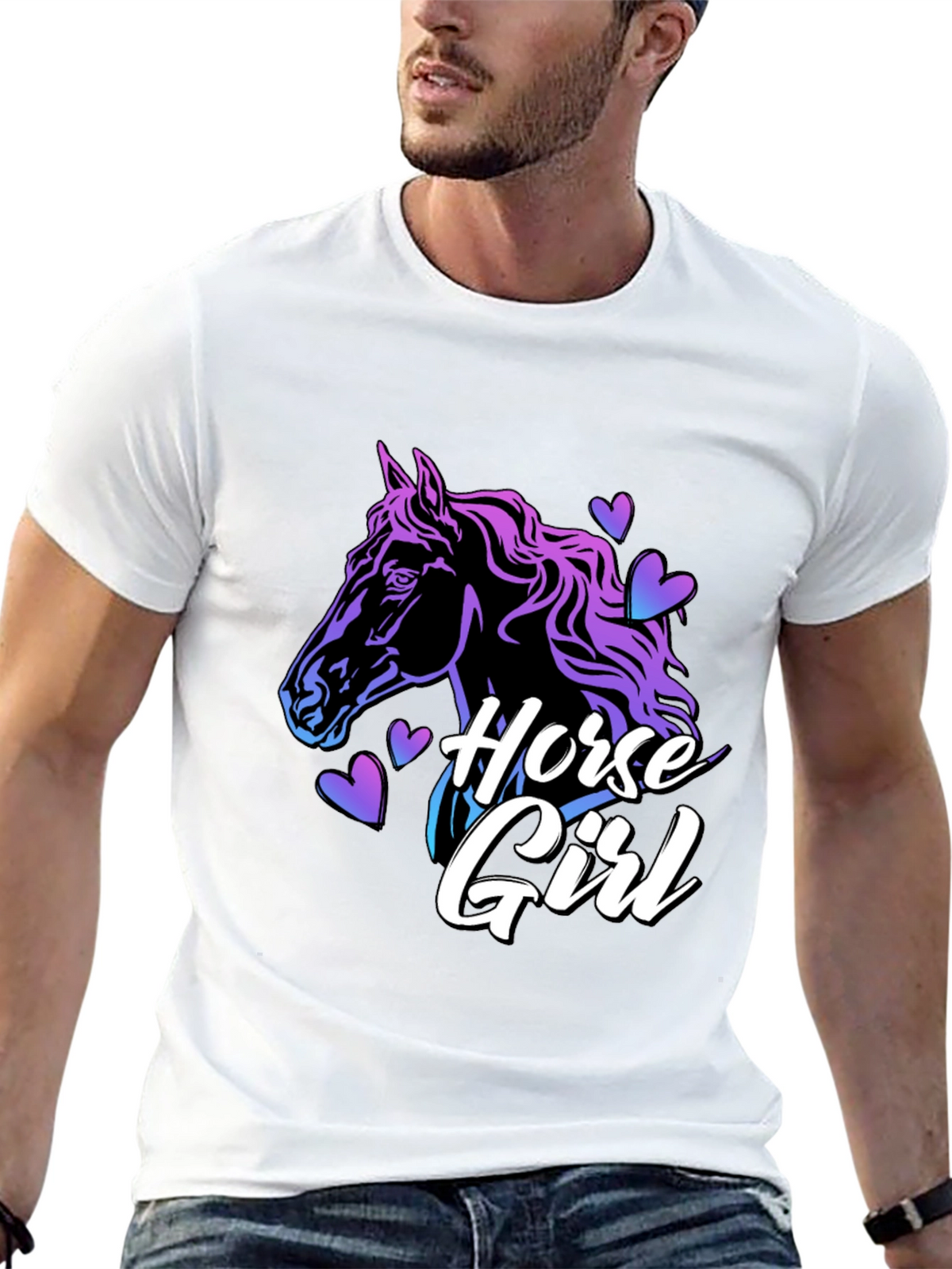 Horse Girl T-Shirt - Equestrian Lover Tee