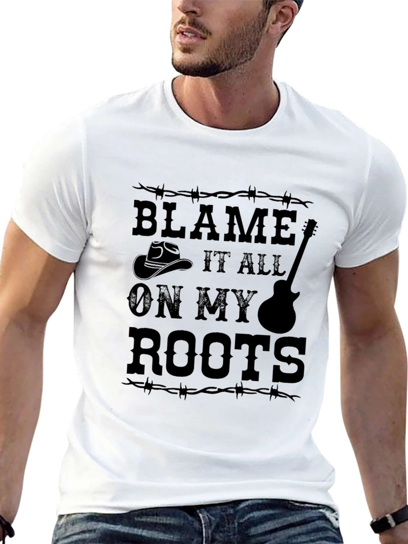 Blame It All On My Roots Graphic T-Shirt