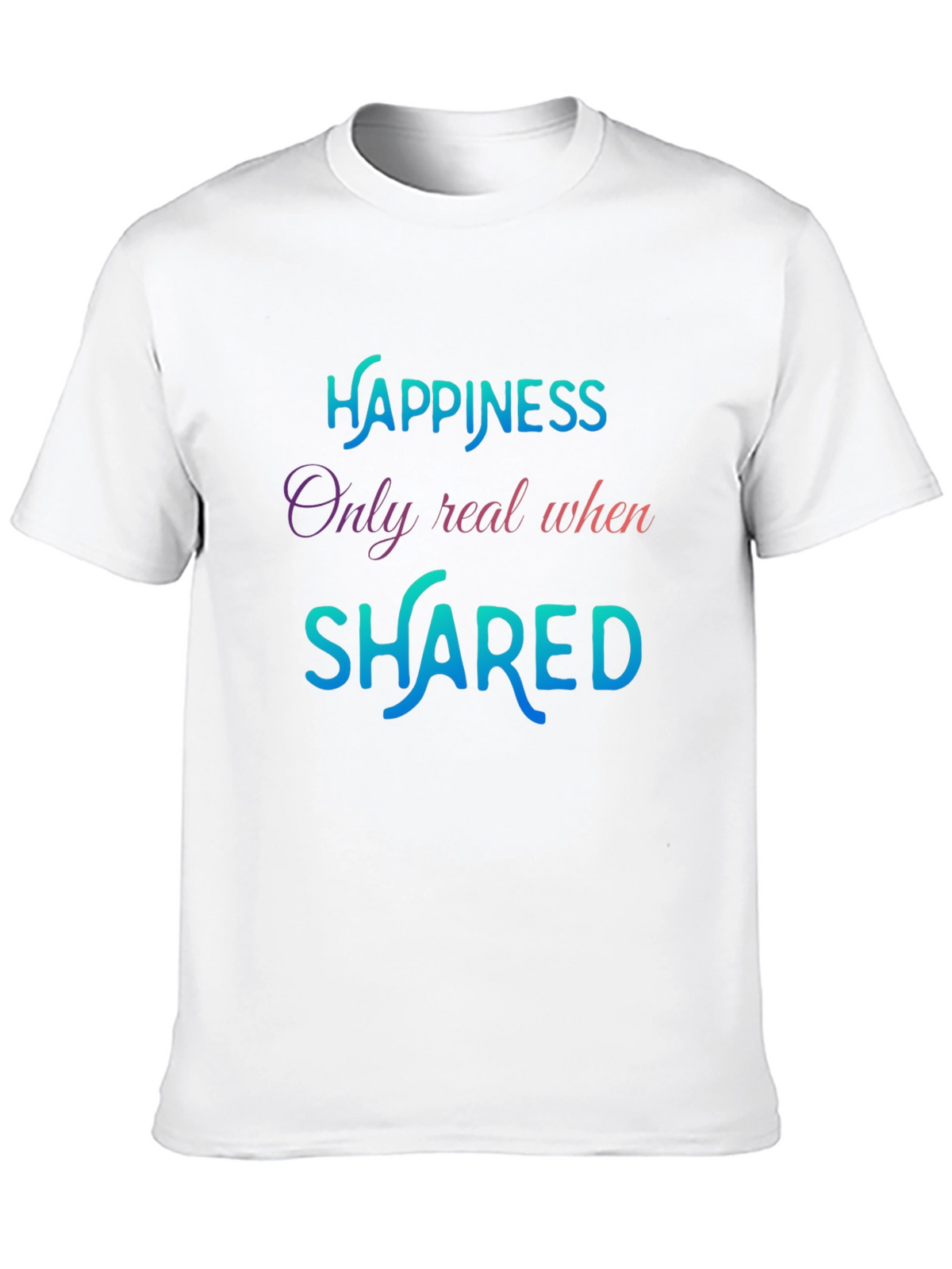 Happiness Shared Graphic Tee - Black T-Shirt