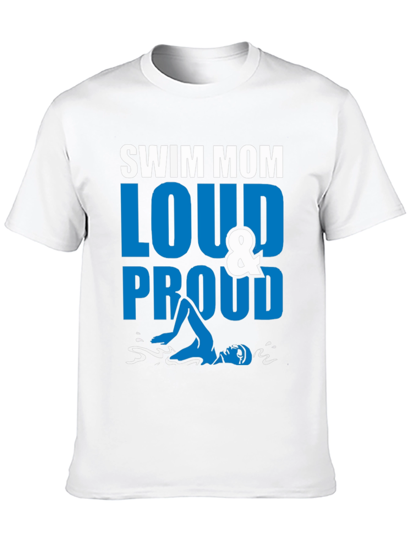Swim Mom Loud & Proud Graphic Tee