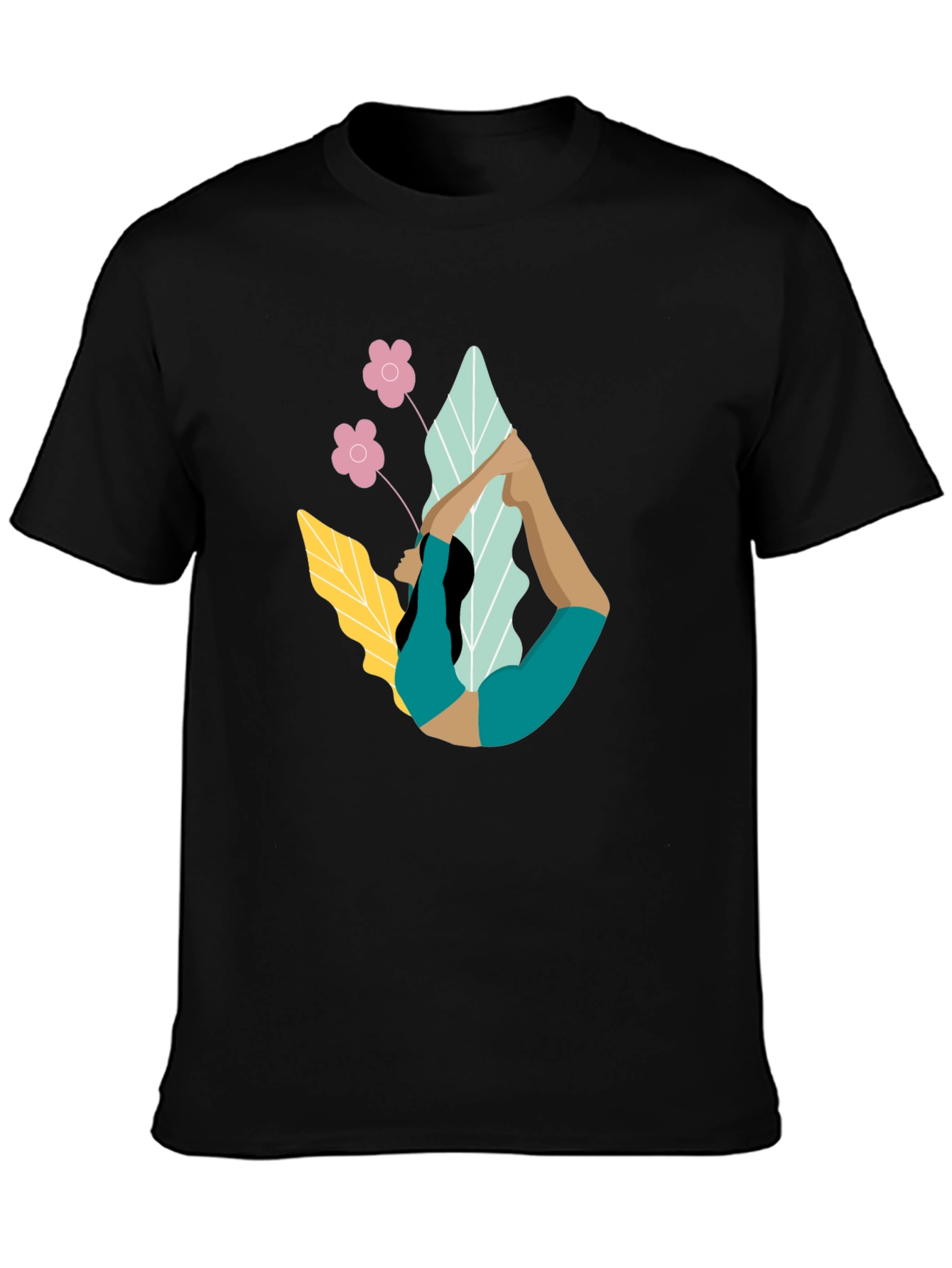 Yoga Pose Graphic T-Shirt