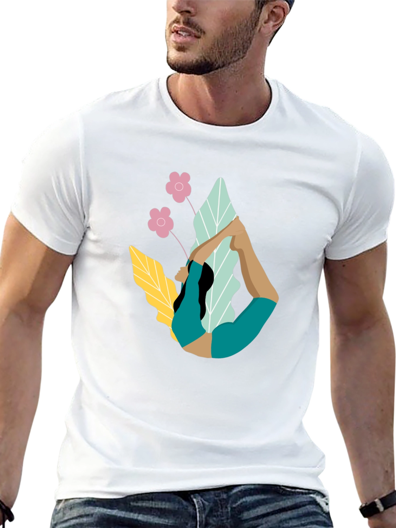 Yoga Pose Graphic T-Shirt