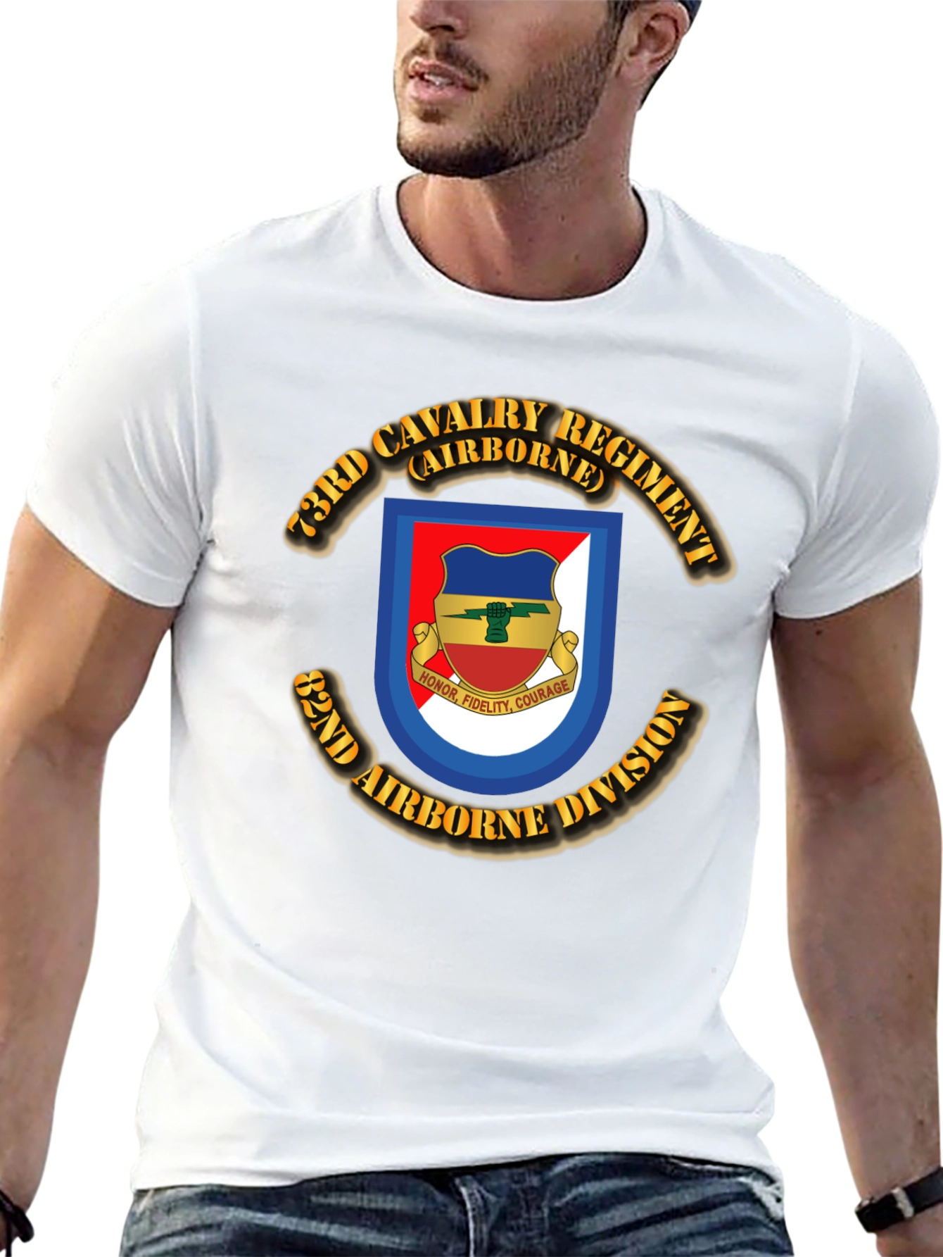 73rd Cavalry Regiment Airborne Division T-Shirt