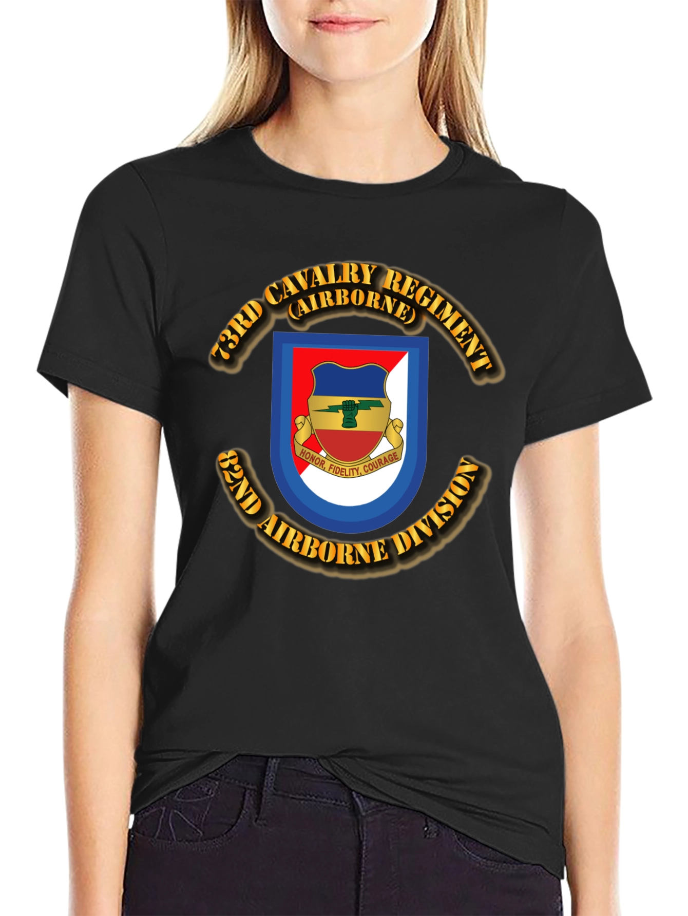 73rd Cavalry Regiment Airborne Division T-Shirt