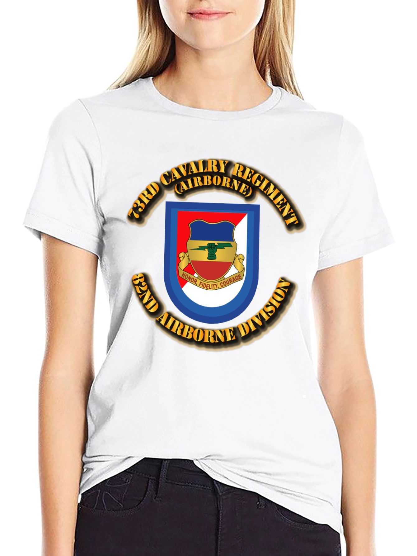 73rd Cavalry Regiment Airborne Division T-Shirt