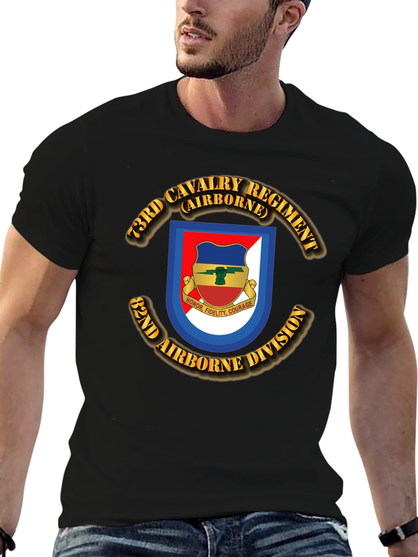 73rd Cavalry Regiment Airborne Division T-Shirt