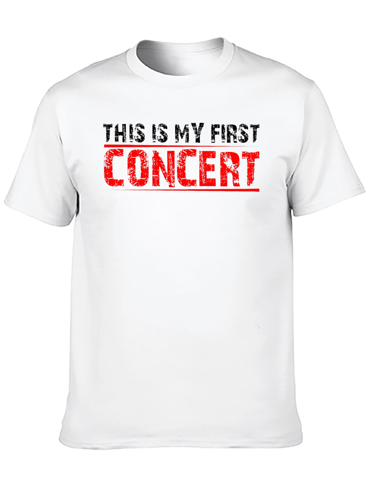 First Concert T-Shirt - Black Cotton Tee