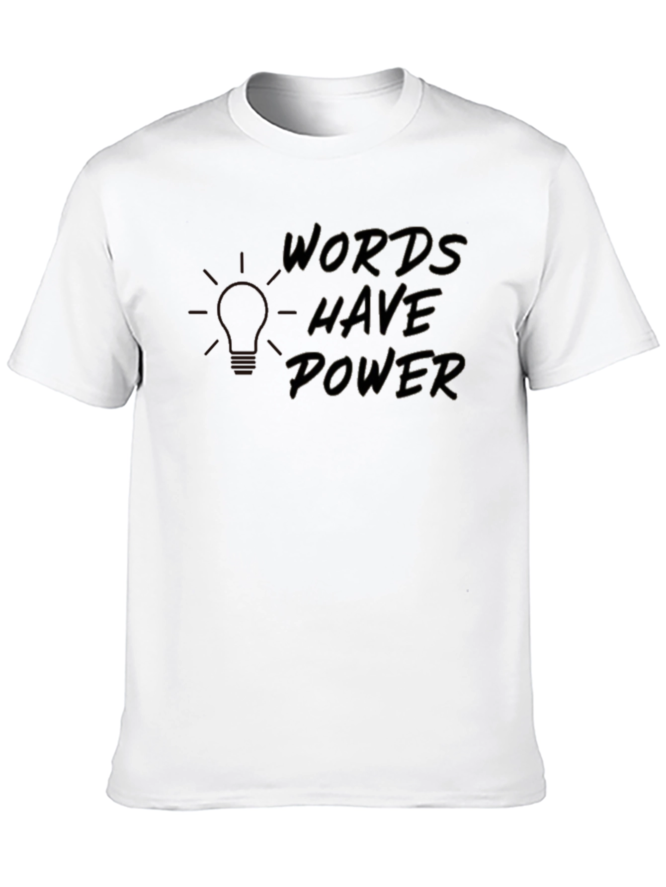 Words Have Power Graphic Tee - Inspiring Design
