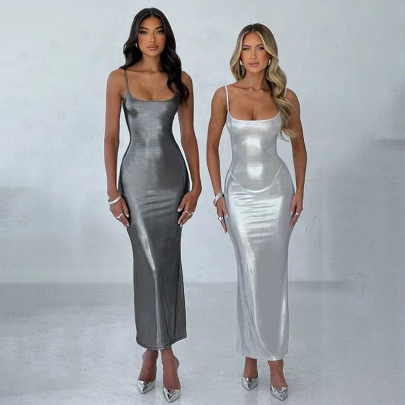 Women's Sexy Strap Tight Maxi Dress