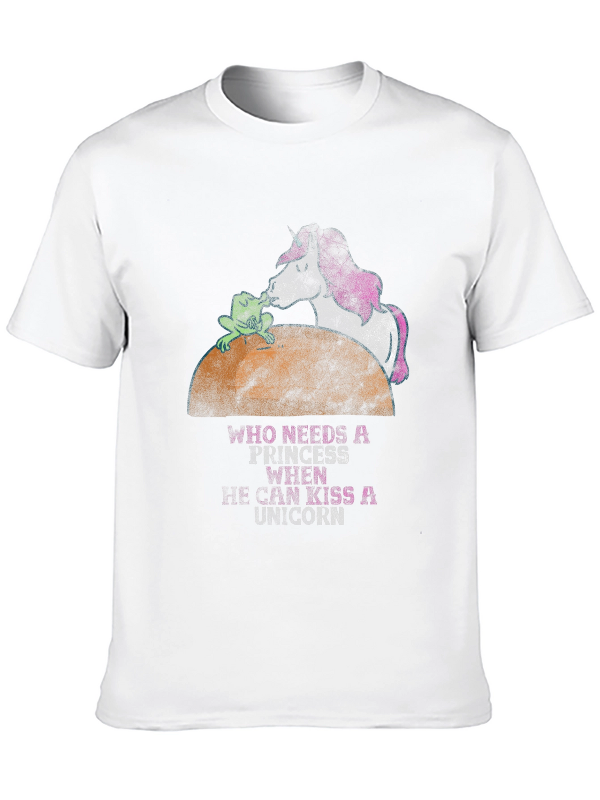 Frog Kissing Unicorn Graphic Tee