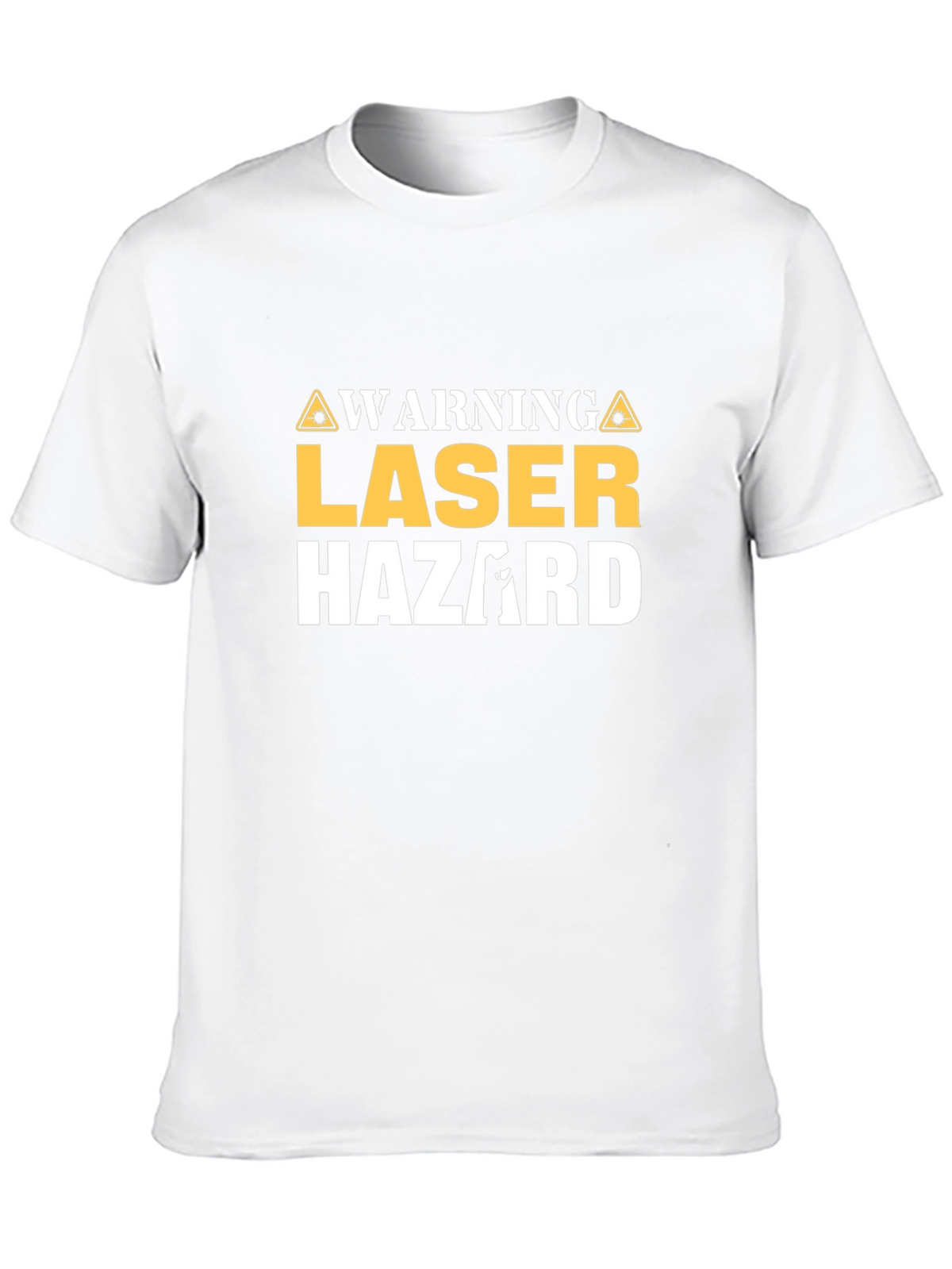 Laser Hazard Warning Graphic T-Shirt