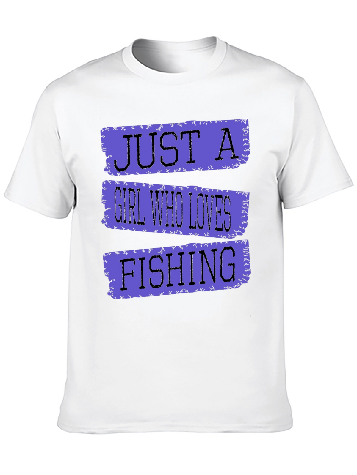 Just A Girl Who Loves Fishing Graphic T-Shirt