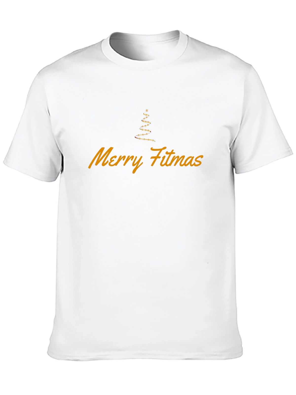 Merry Fitmas Black T-Shirt