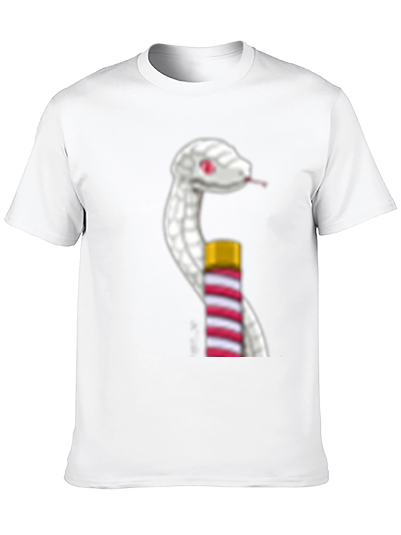 Snake & Staff T-Shirt - Stylish Graphic Tee