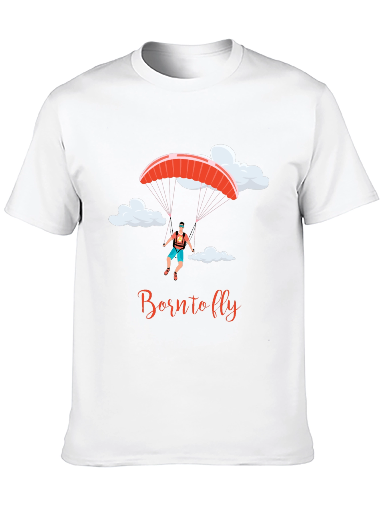 Born to Fly T-Shirt - Skydiving Design