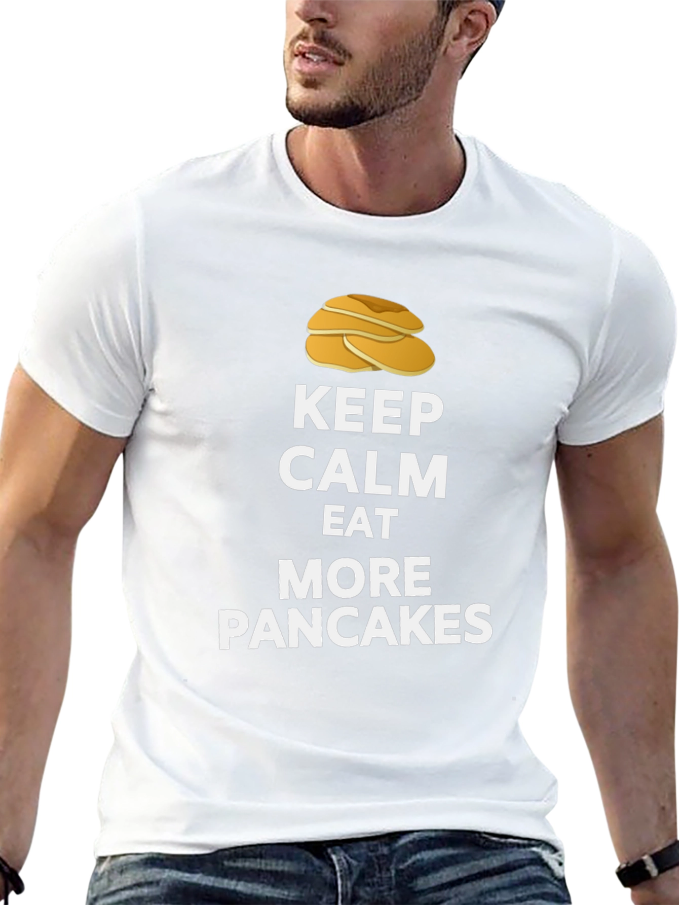 Keep Calm Eat More Pancakes T-Shirt