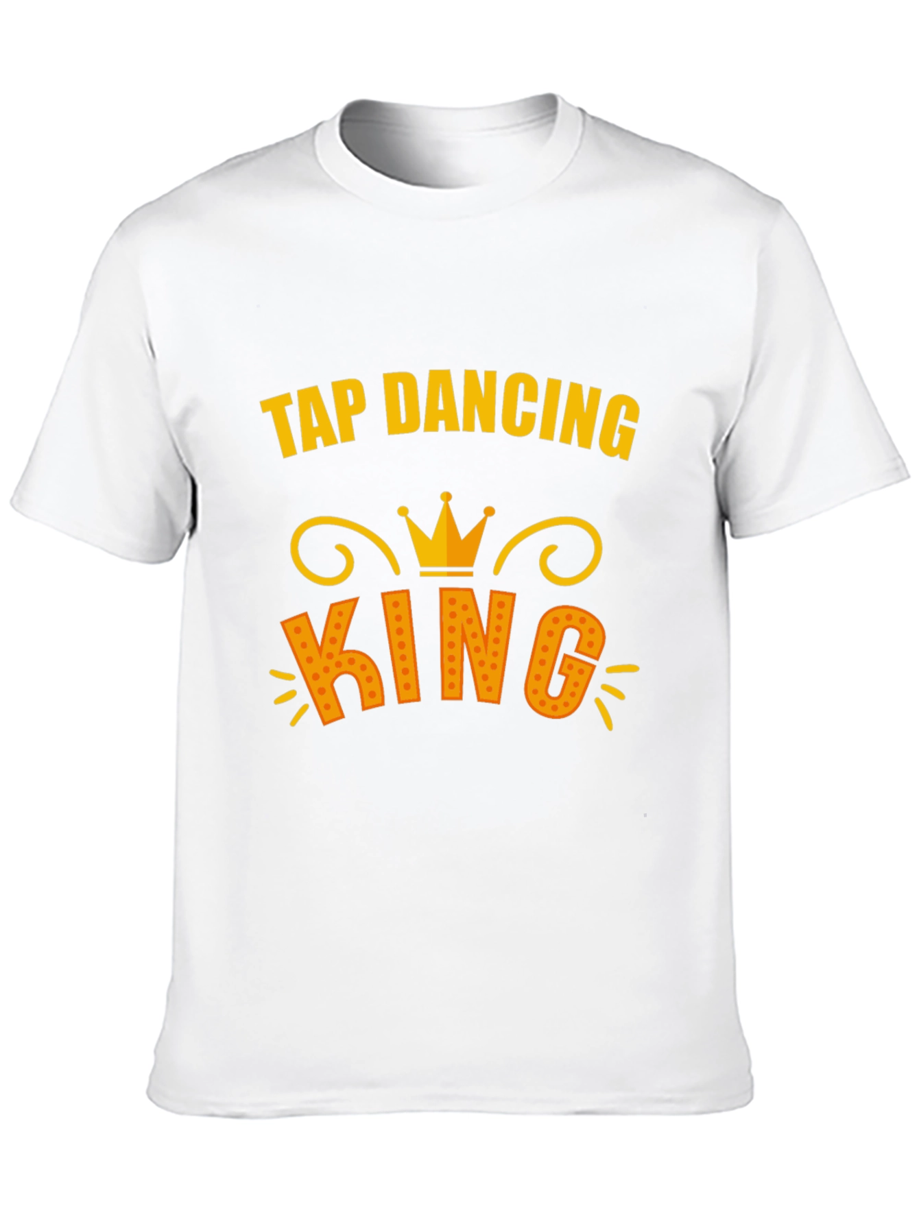 Tap Dancing King T-Shirt - Black Cotton Tee