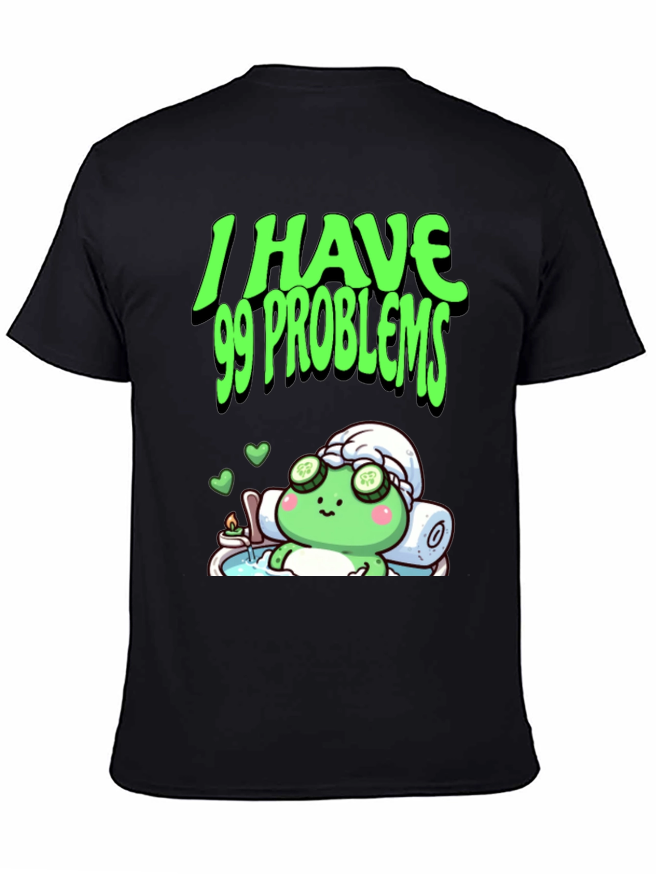 99 Problems Relaxing Frog Graphic Tee