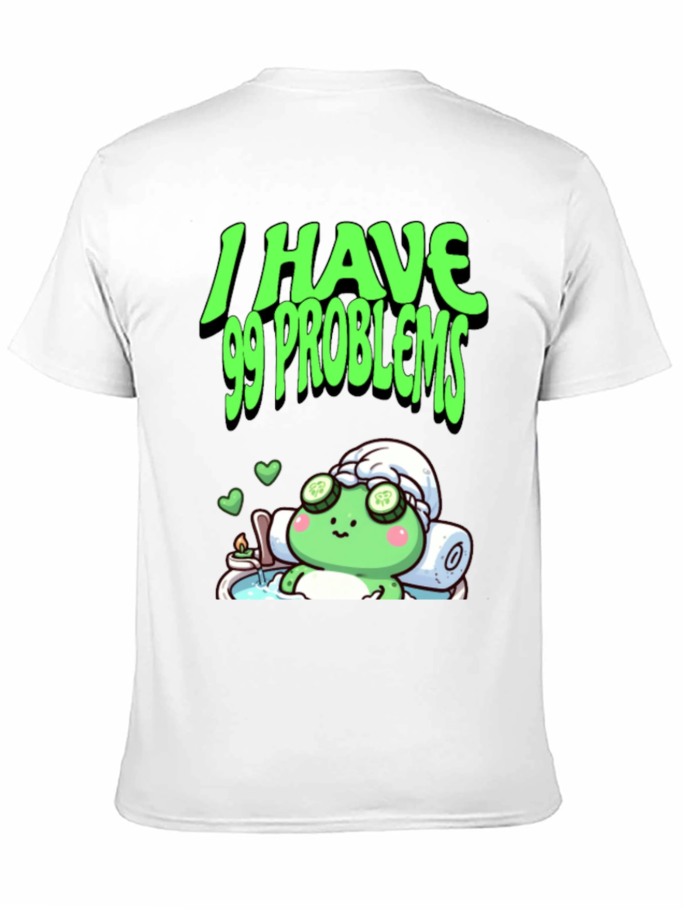 99 Problems Relaxing Frog Graphic Tee