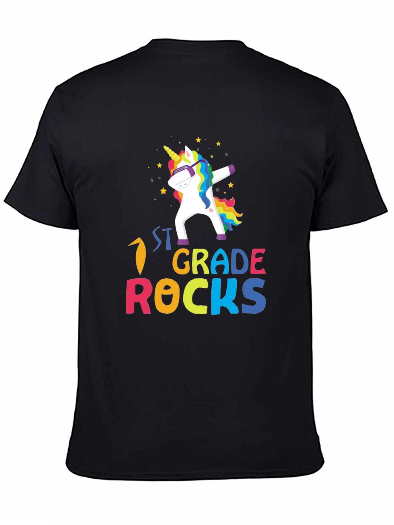 1st Grade Rocks Unicorn Dabbing T-Shirt