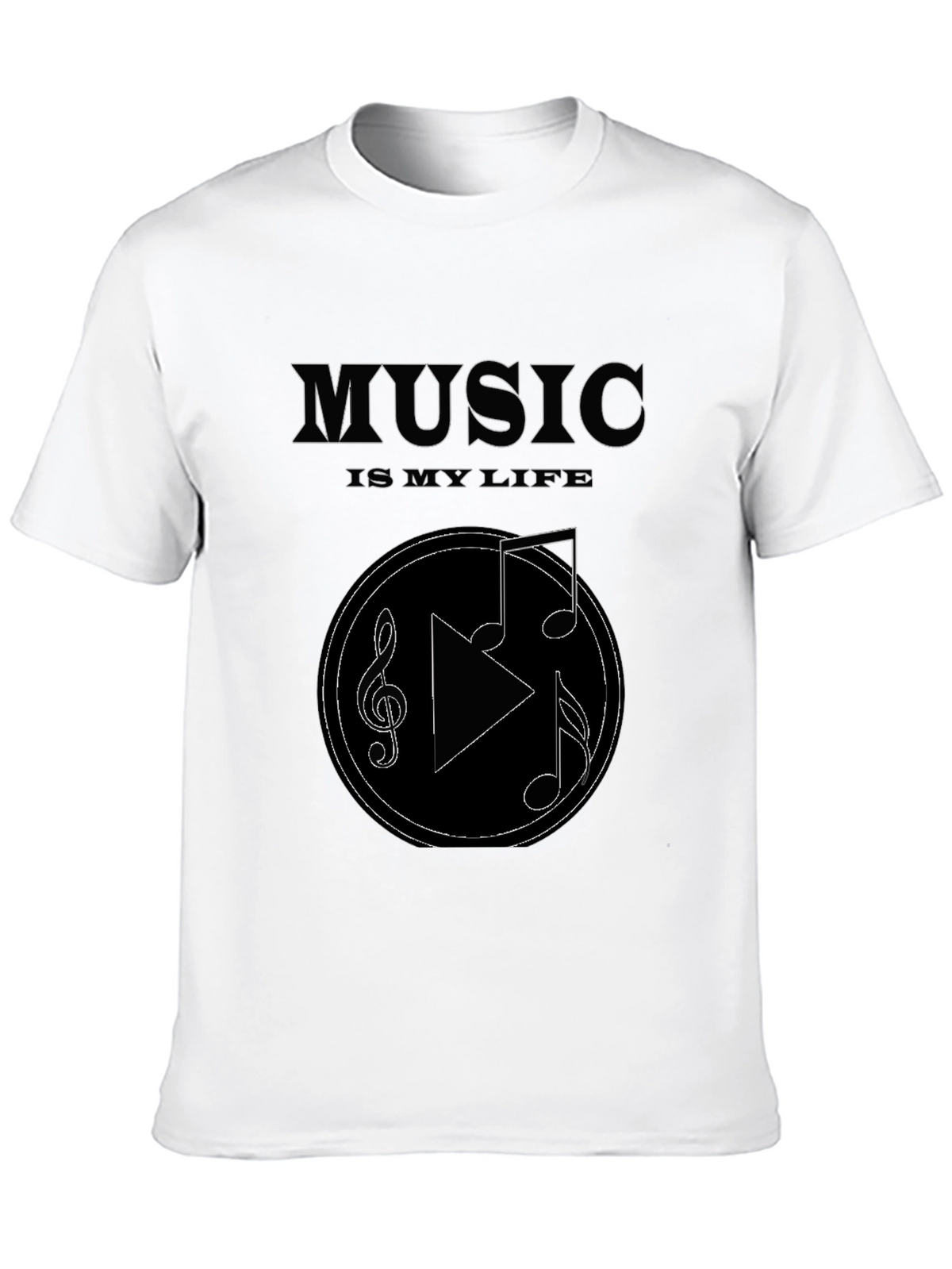 Music Is My Life Graphic T-Shirt