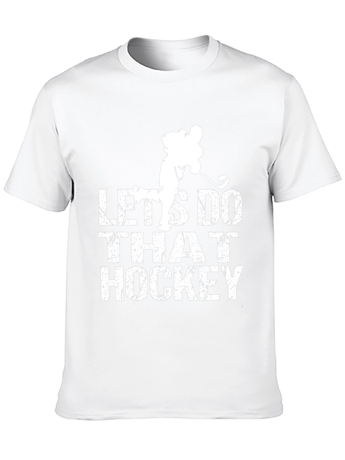 Lets Do That Hockey T-Shirt - Black Cotton Tee