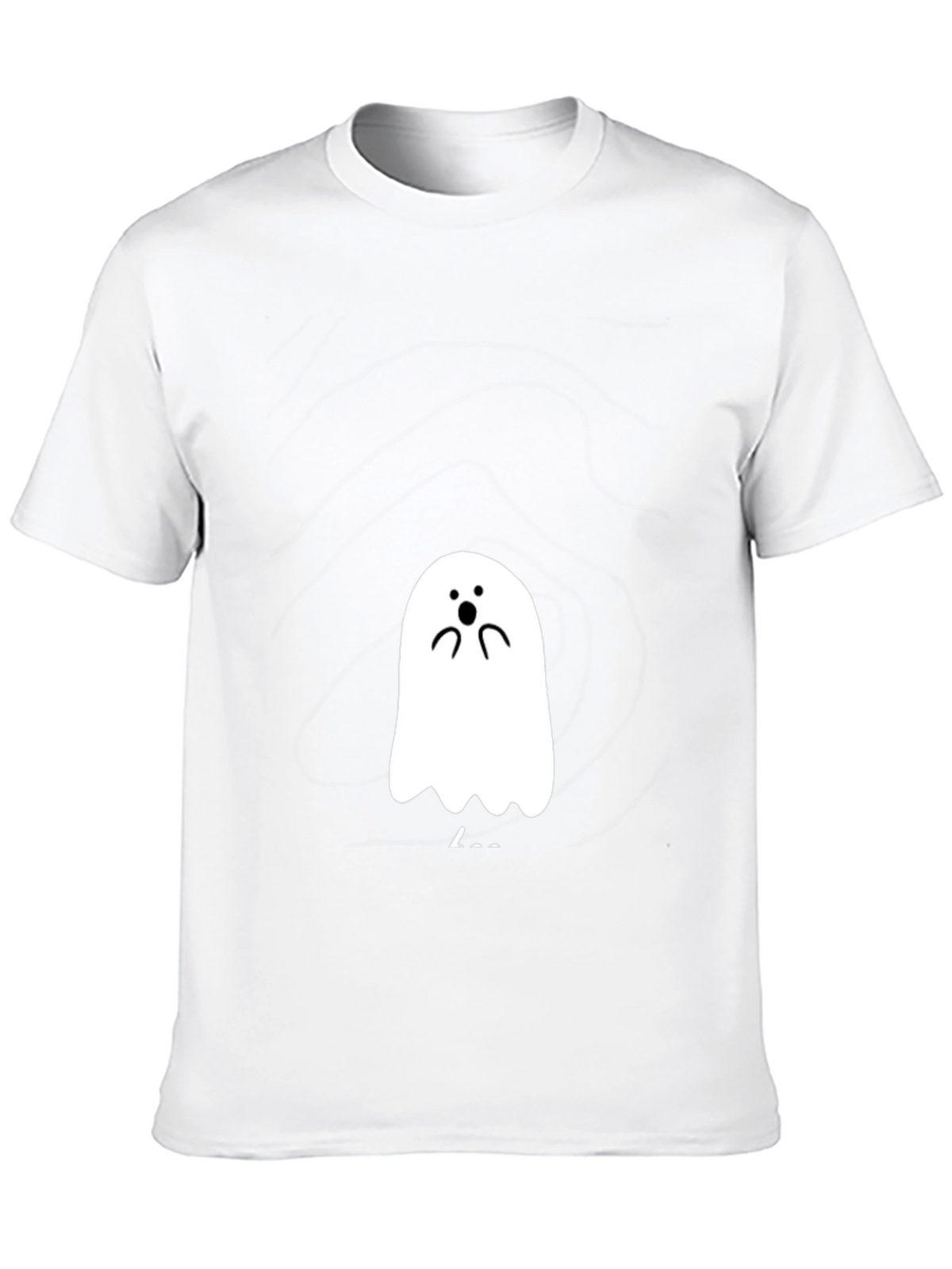 Cute Ghost Graphic Tee - Halloween Shirt