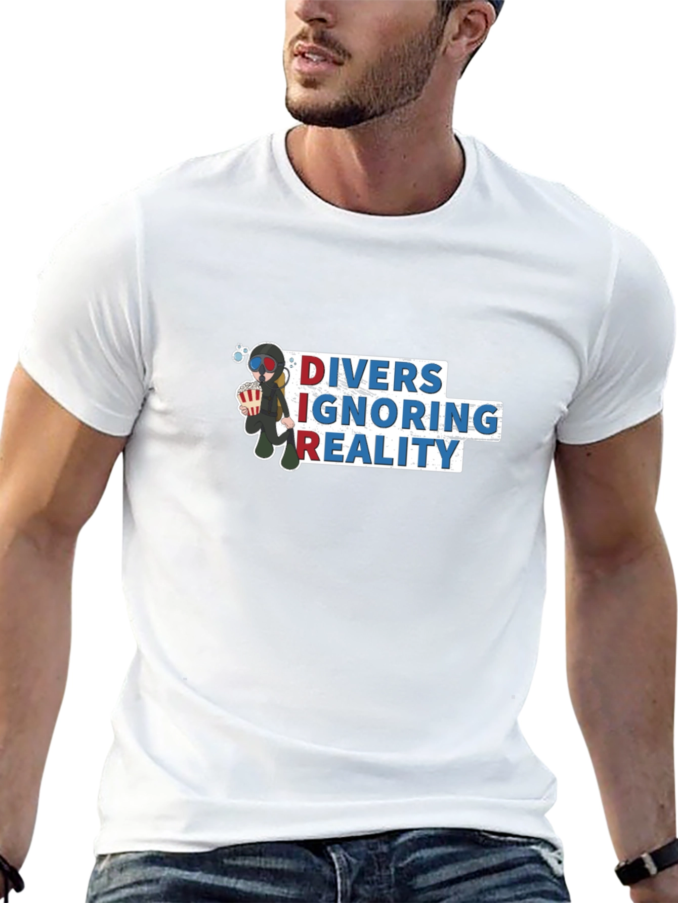 DIVERS IGNORING REALITY T-Shirt Black