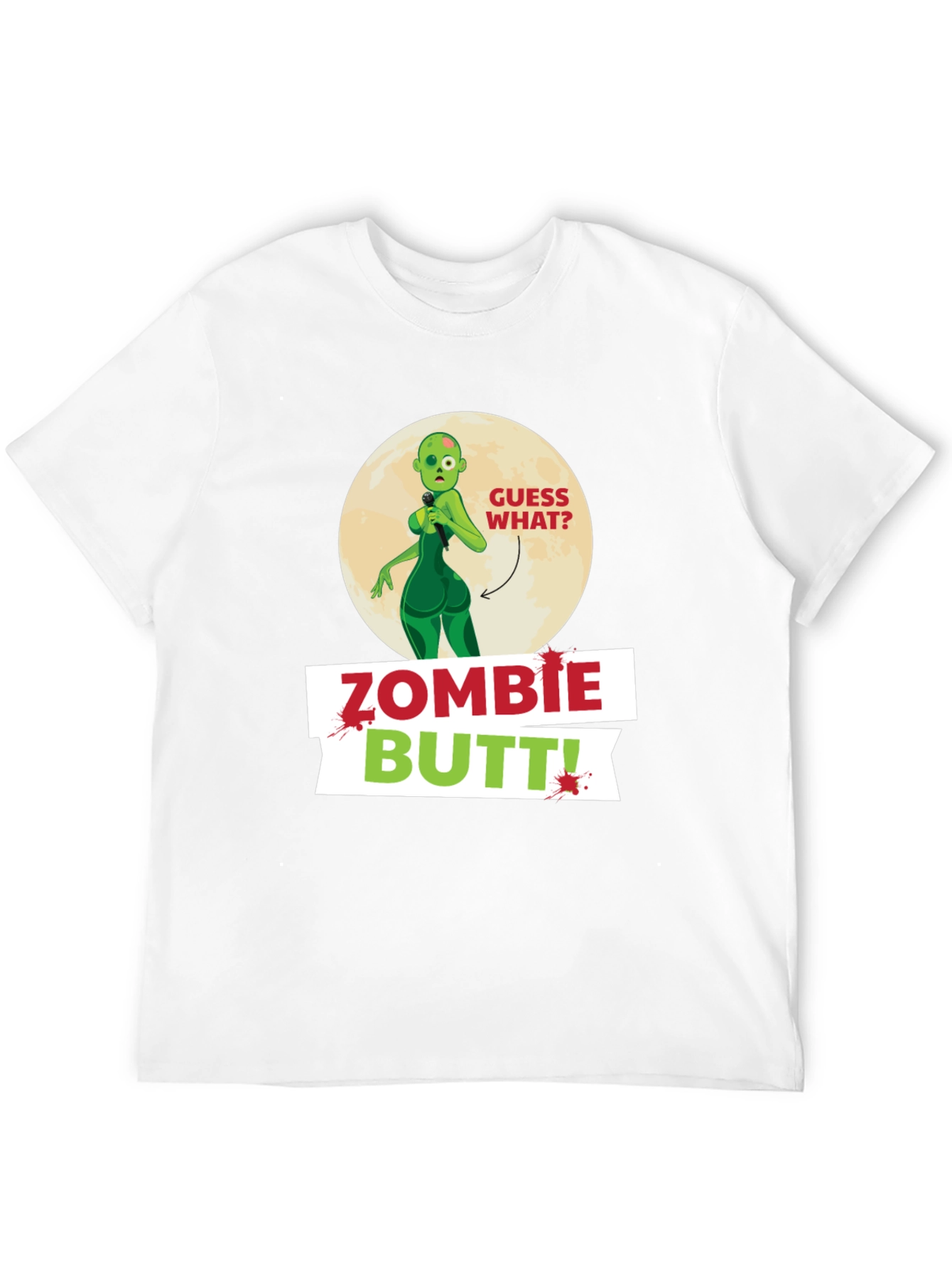 Zombie Butt T-Shirt Funny Novelty Tee